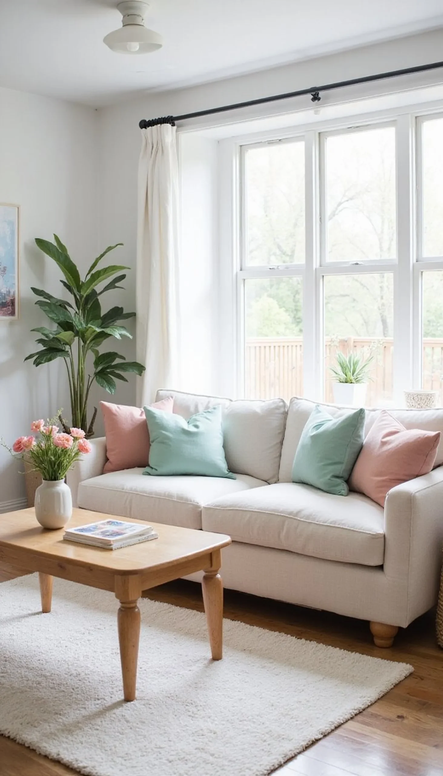 Soft Pastel Sofa Refresh for Spring Mornings