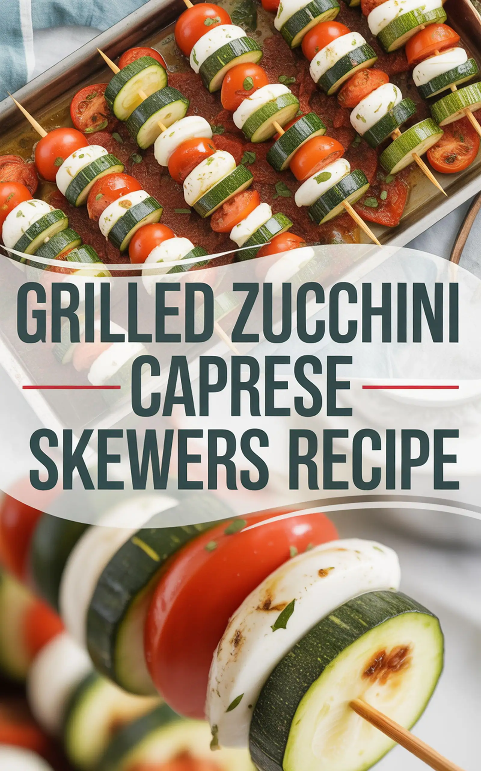 Grilled Zucchini Caprese Skewers Recipe recipe idea in stylish layout
