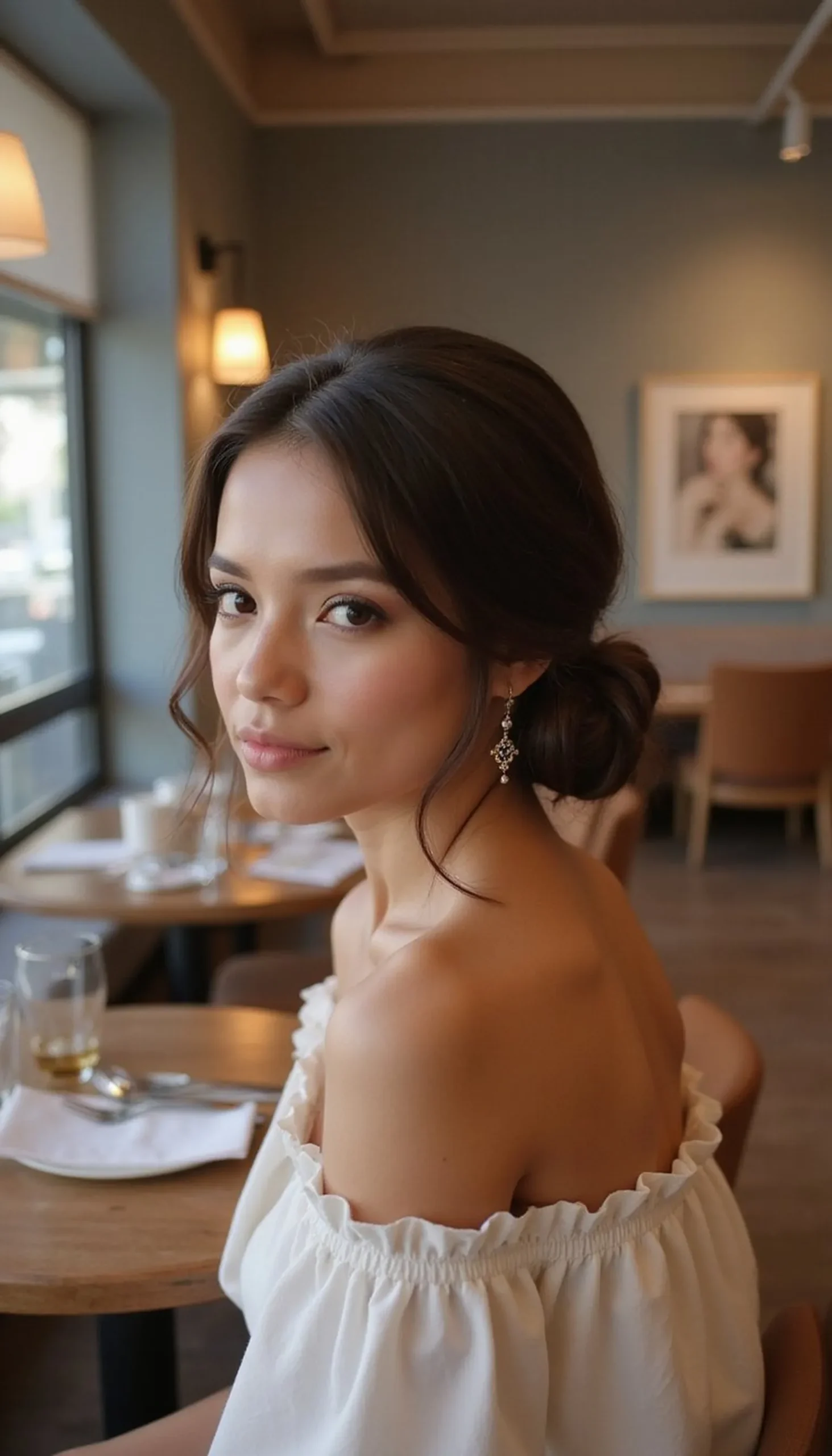 Elegant Low Chignon With Twisted Details