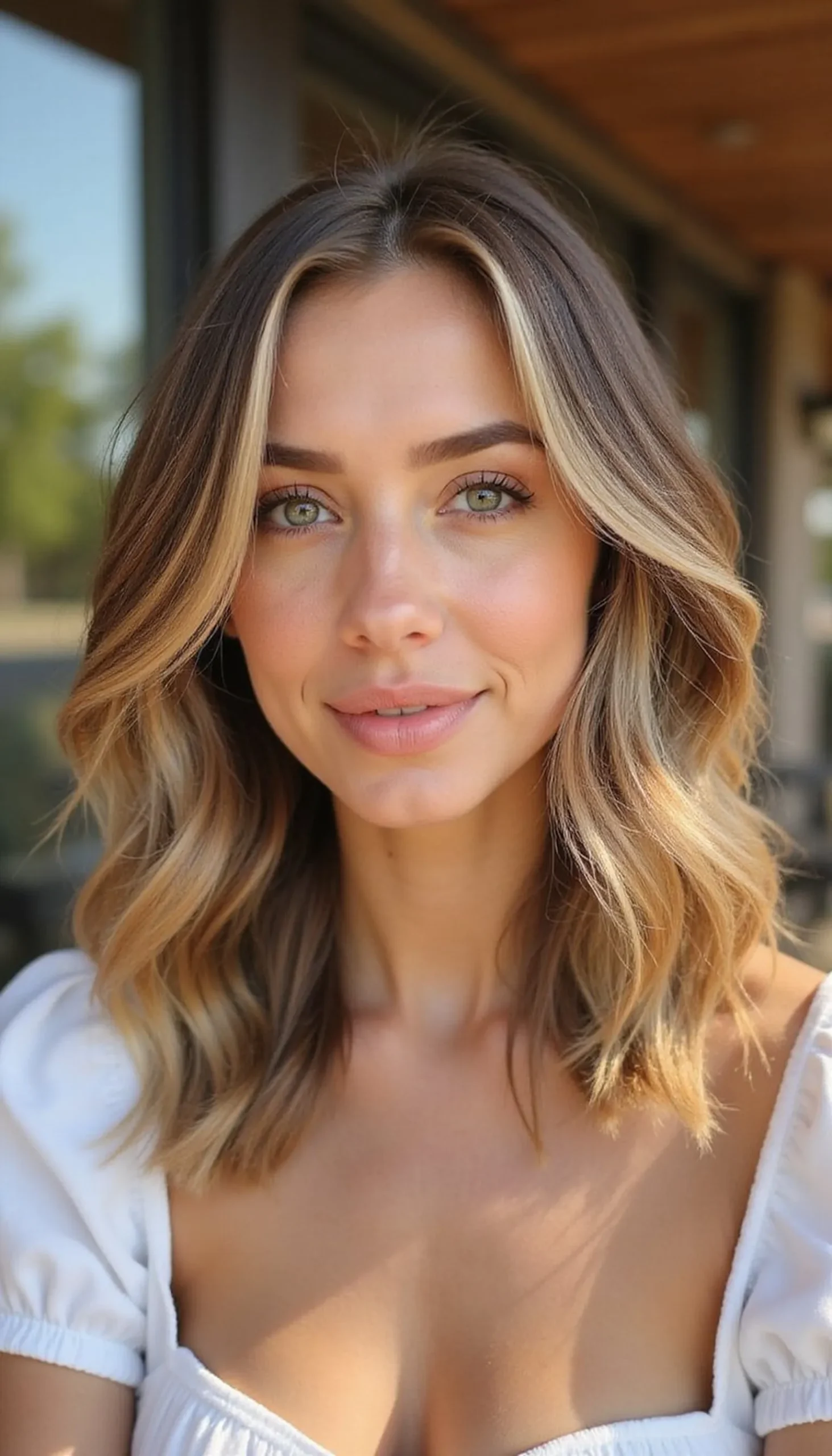Textured Lob With Face-Framing Layers