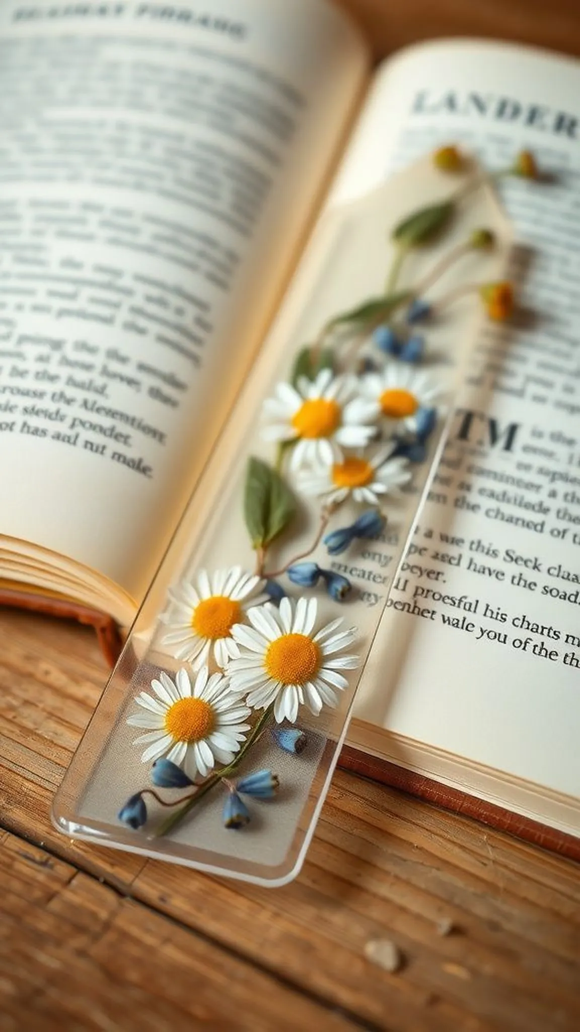 Handmade pressed flower bookmarks that feel alive