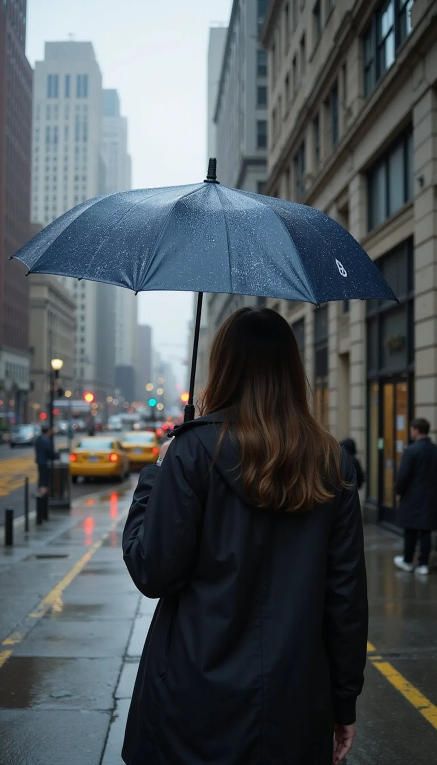 Anti-Fog Travel Umbrella With Vented Canopy
