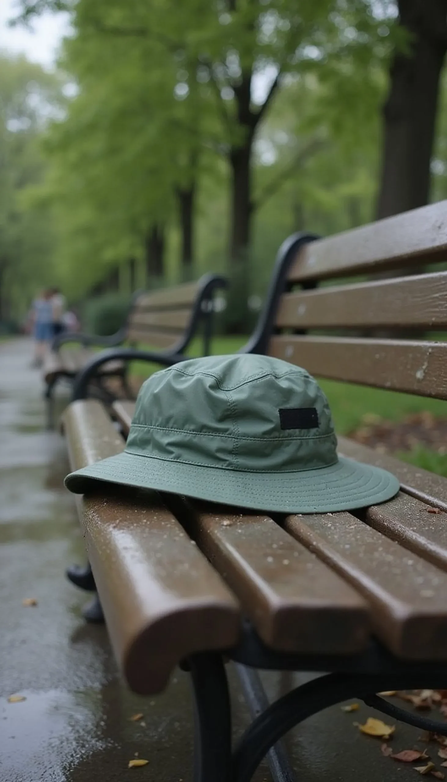 Packable Brimmed Rain Hat For Hands-Free Coverage