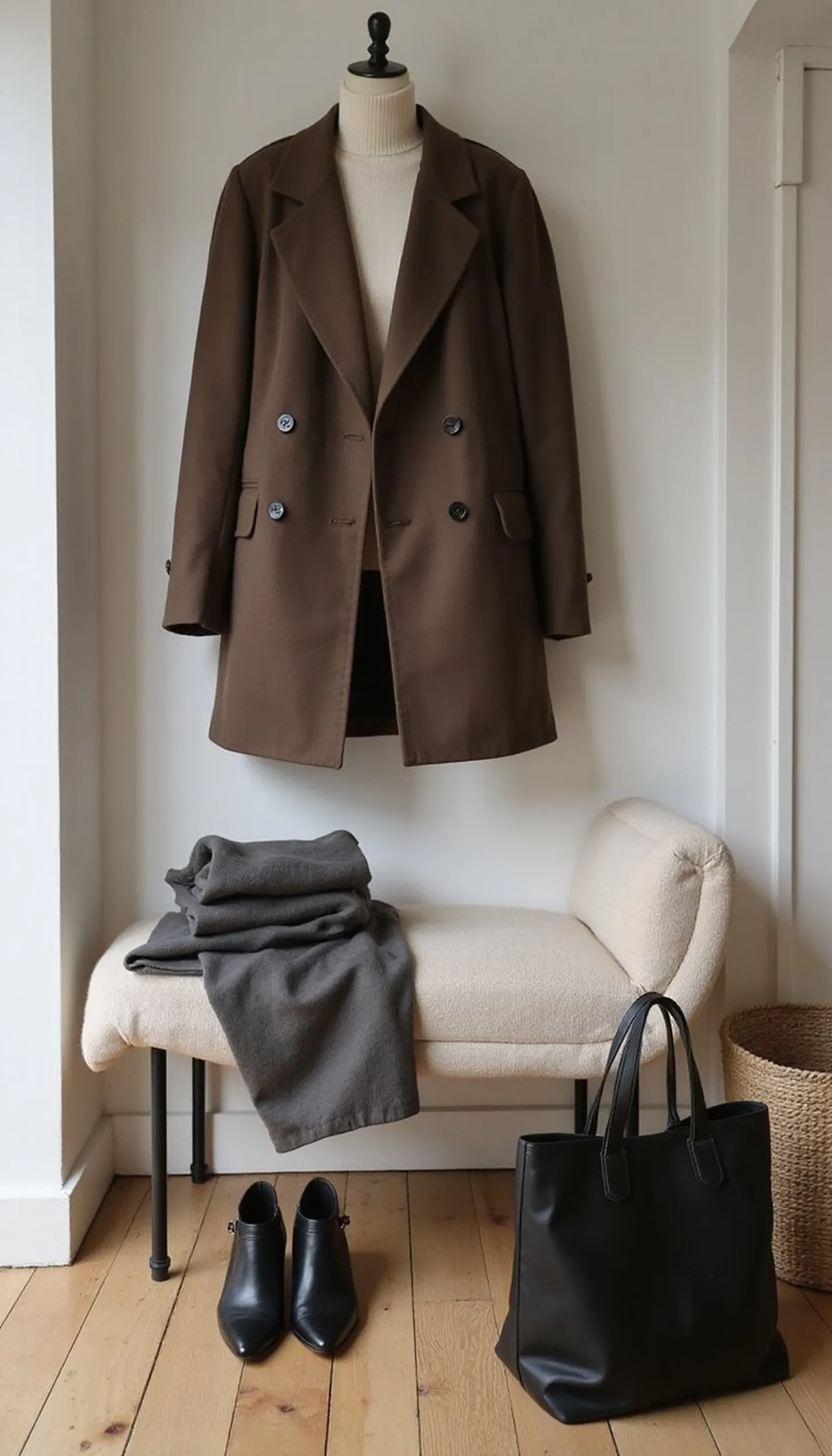 Oversized blazer with waterproof lining — yes?