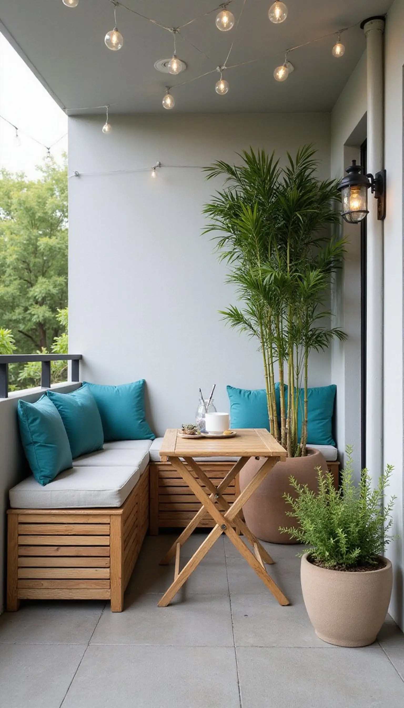 Compact Balcony Resort Style for Small Urban Spaces