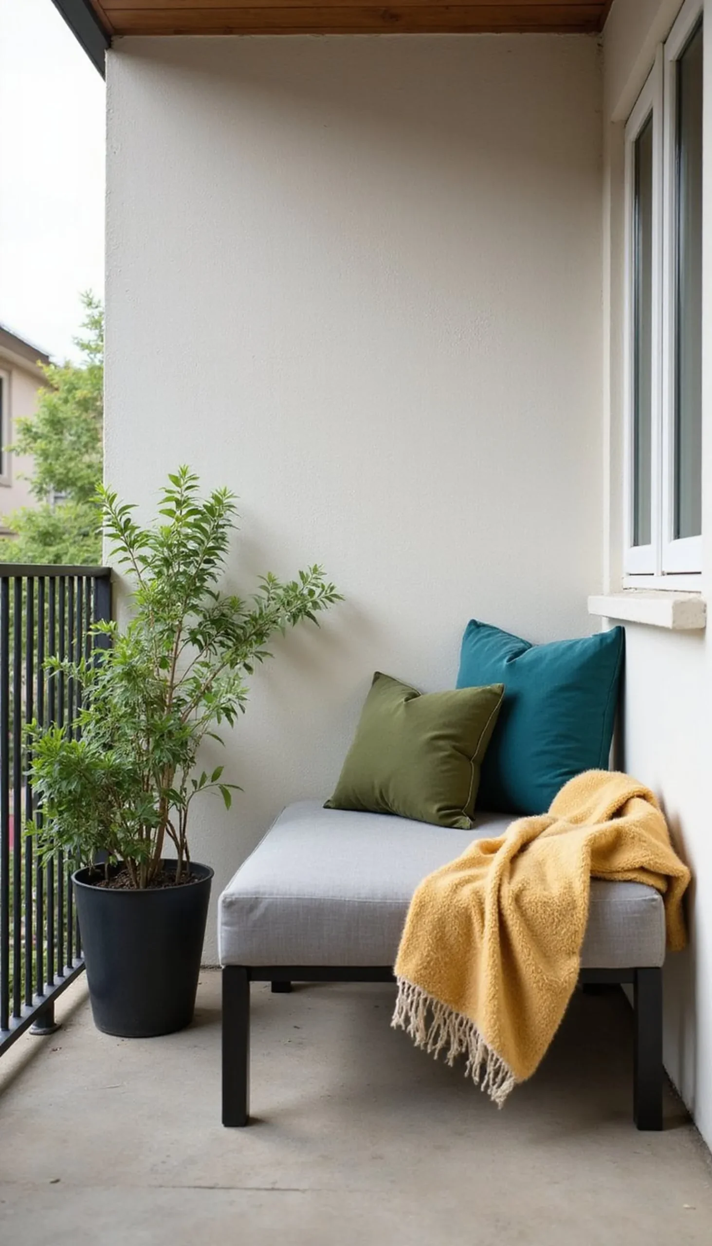 Color-Blocked Cushions to Define Zones