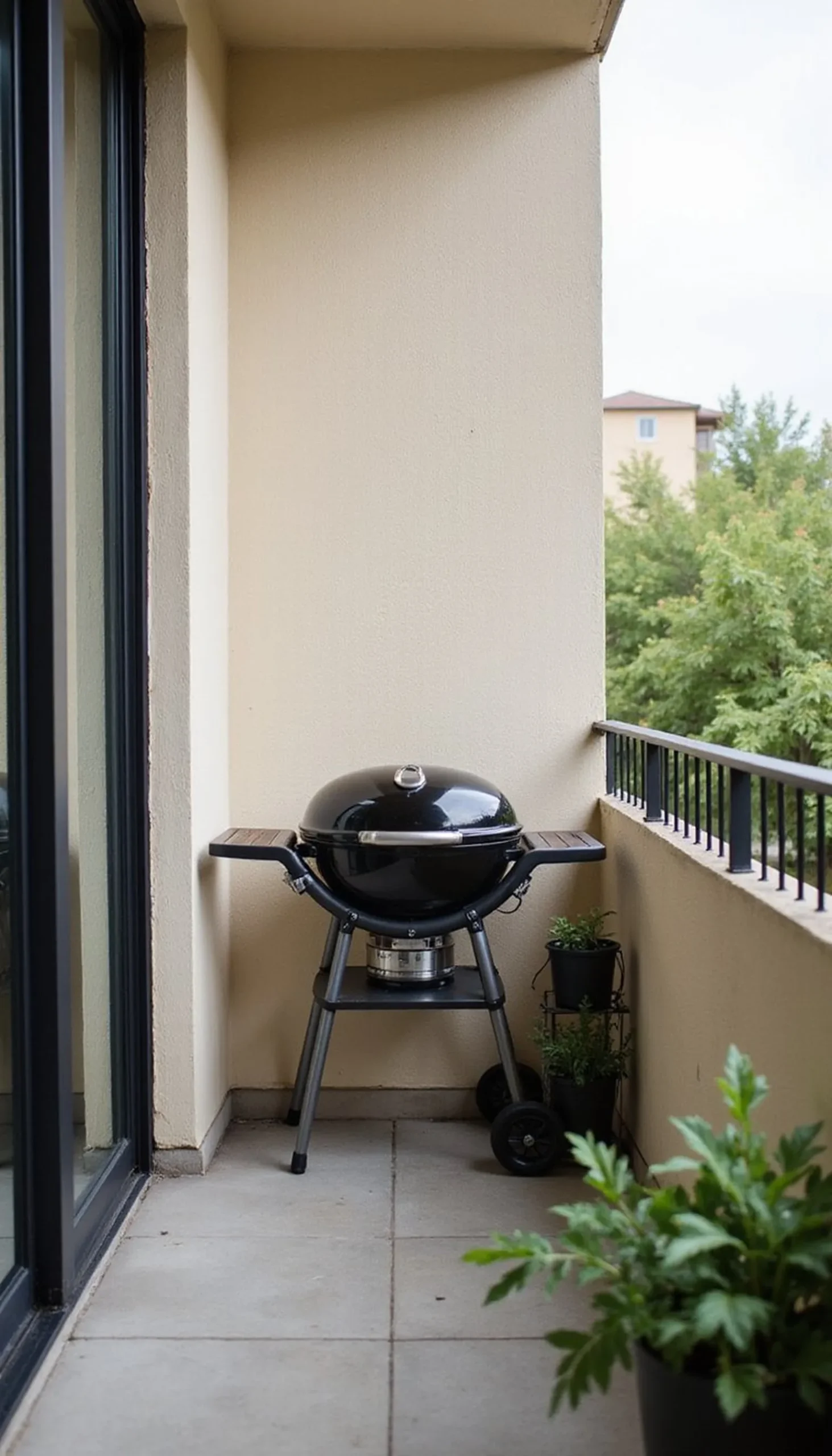 Compact Grill Corner for Weekend Cookouts