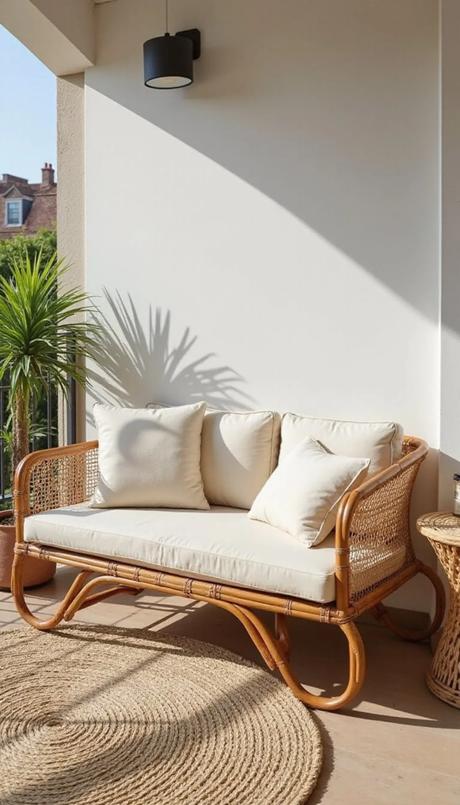 Rattan Retreat: Warm Textures and Natural Tones