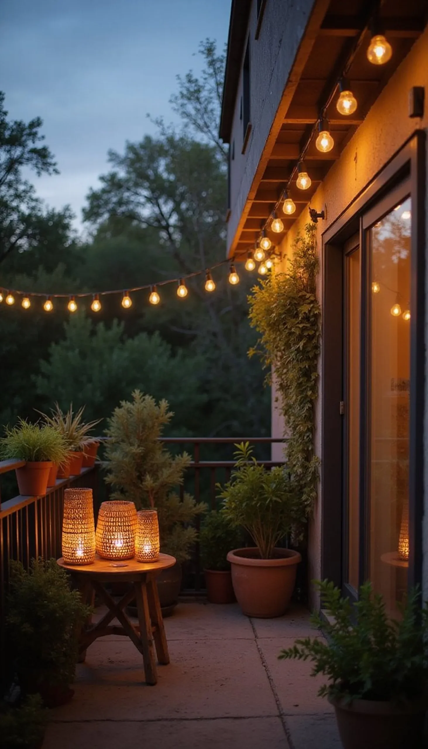 String Lights and Lanterns for Magical Evenings