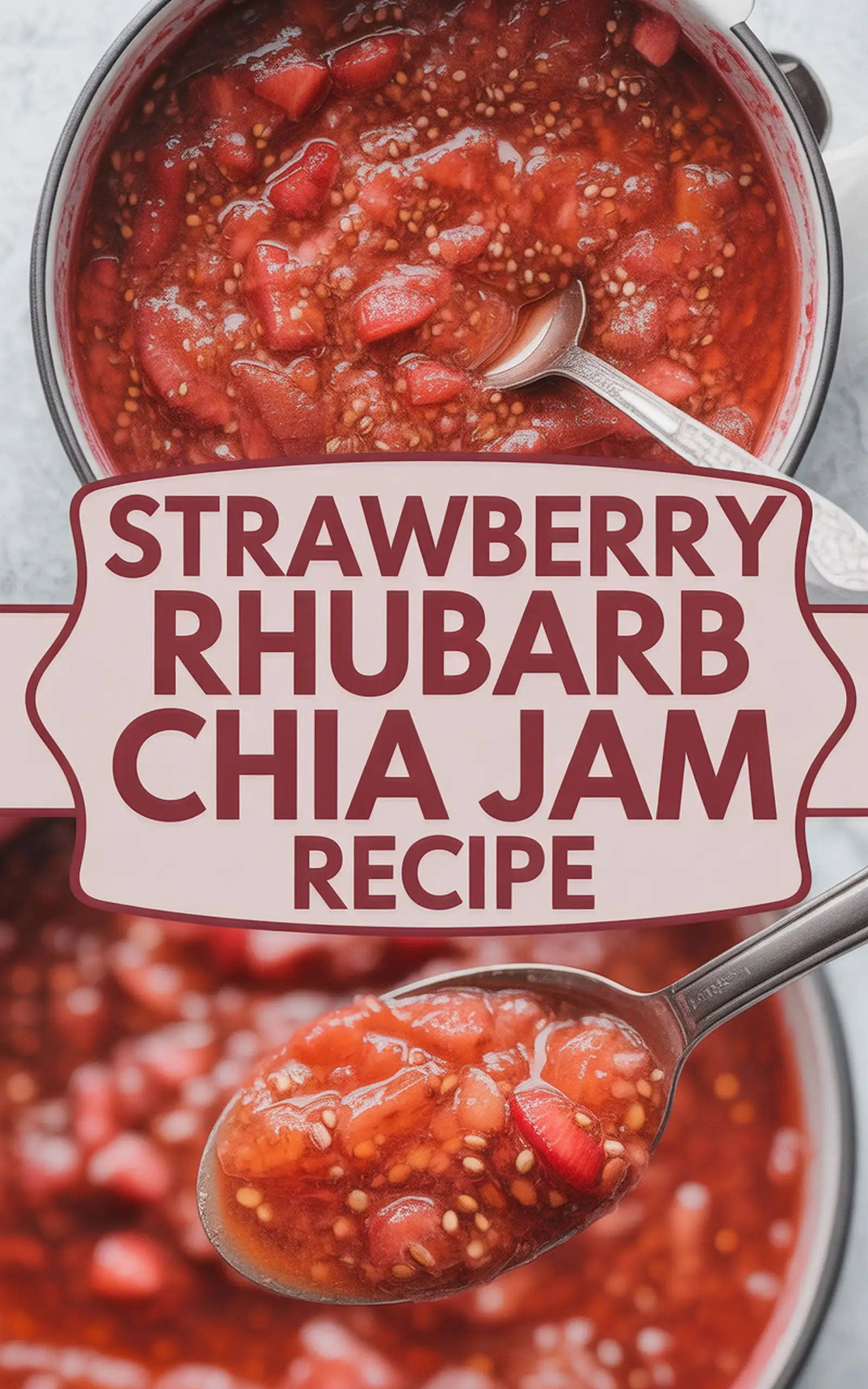 Strawberry Rhubarb Chia Jam Recipe recipe idea in stylish layout
