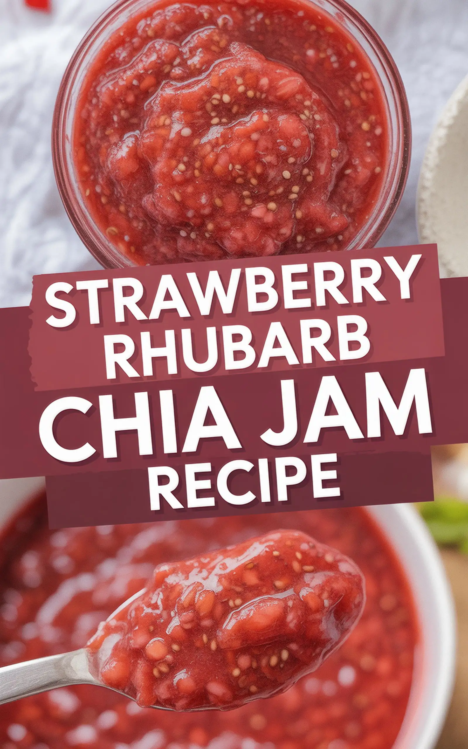 Strawberry Rhubarb Chia Jam Recipe recipe idea in stylish layout