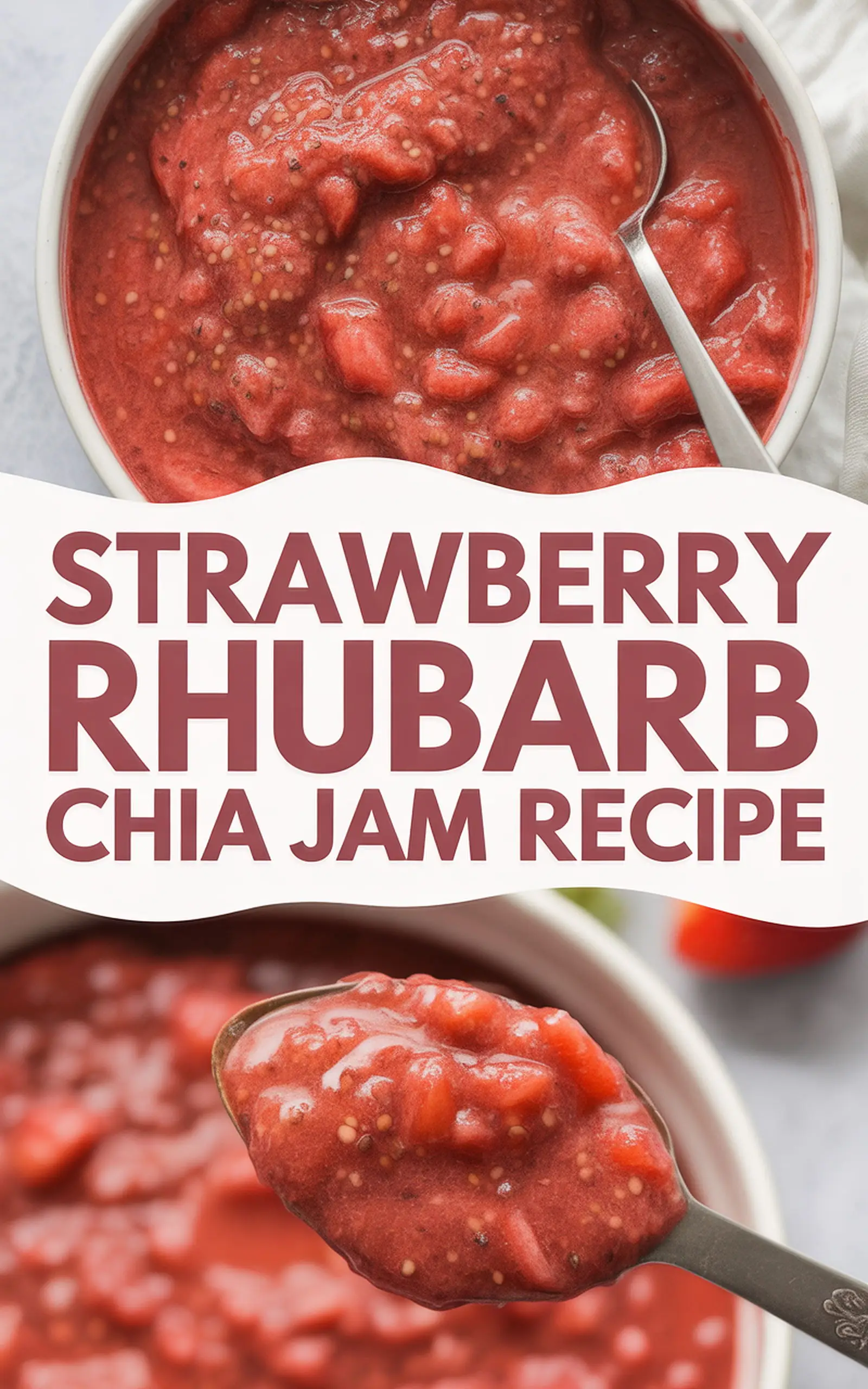 Strawberry Rhubarb Chia Jam Recipe recipe idea in stylish layout