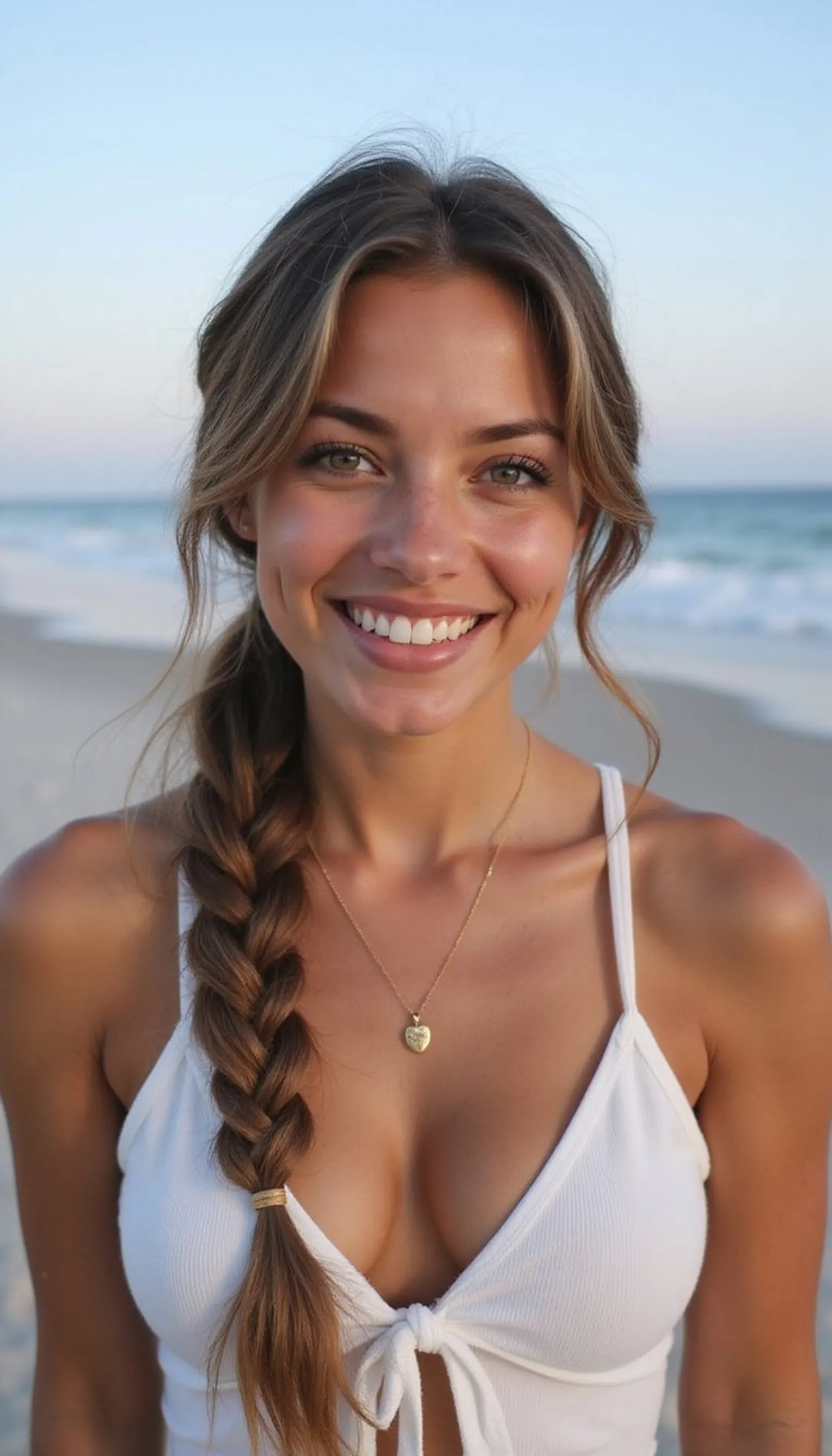 Rope Braid Ponytail For Windy Shoreline Strolls