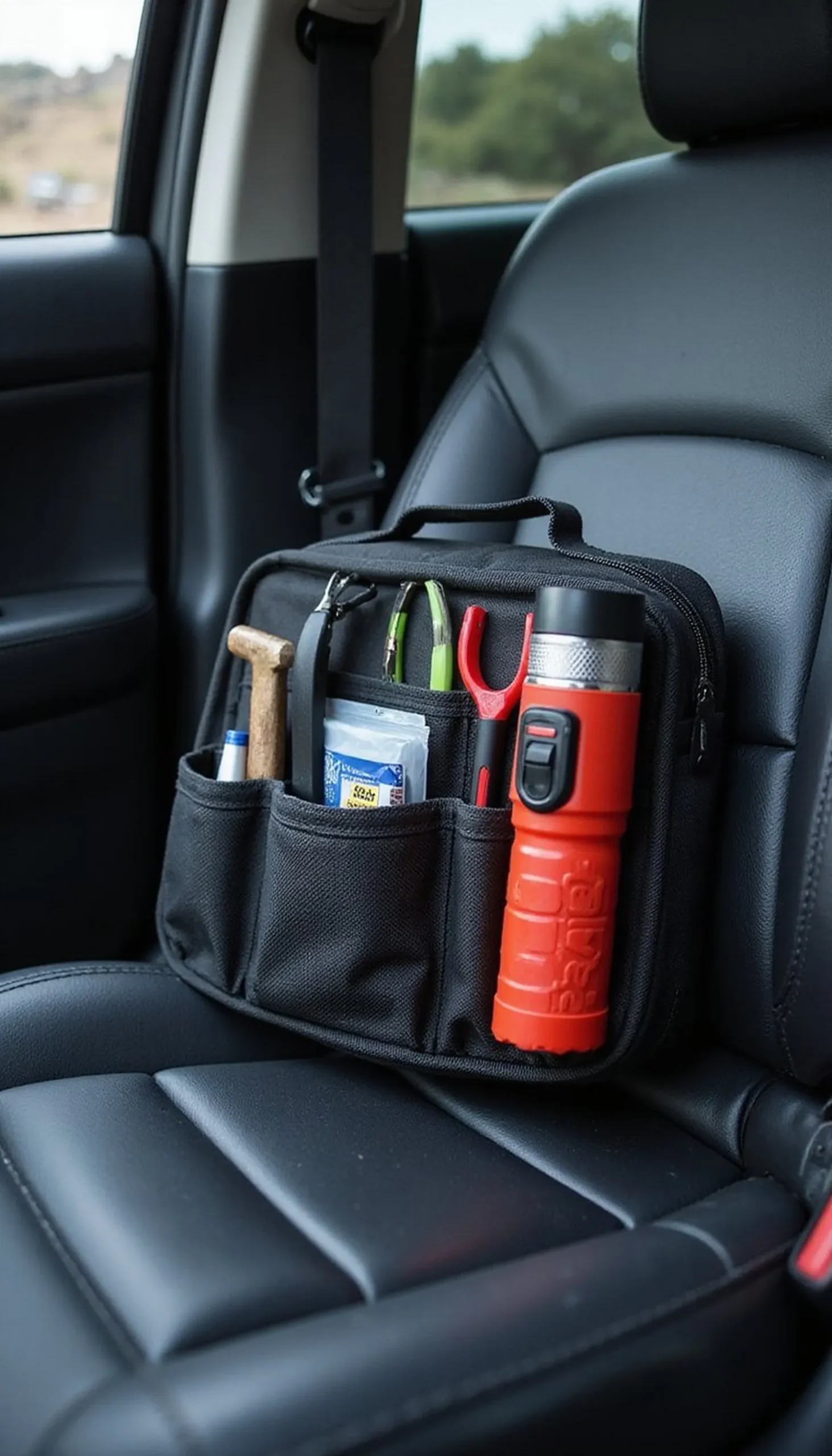 Emergency kit stored where everyone can reach