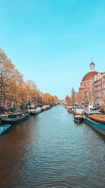 Bloemenmarkt floating flower market: canalside blooms