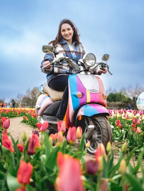 Rijnsburg tulip fields: traditional South Holland plantings