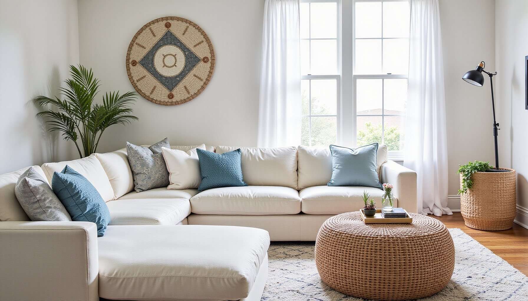 decorating on a budget how to layer textiles affordably featured